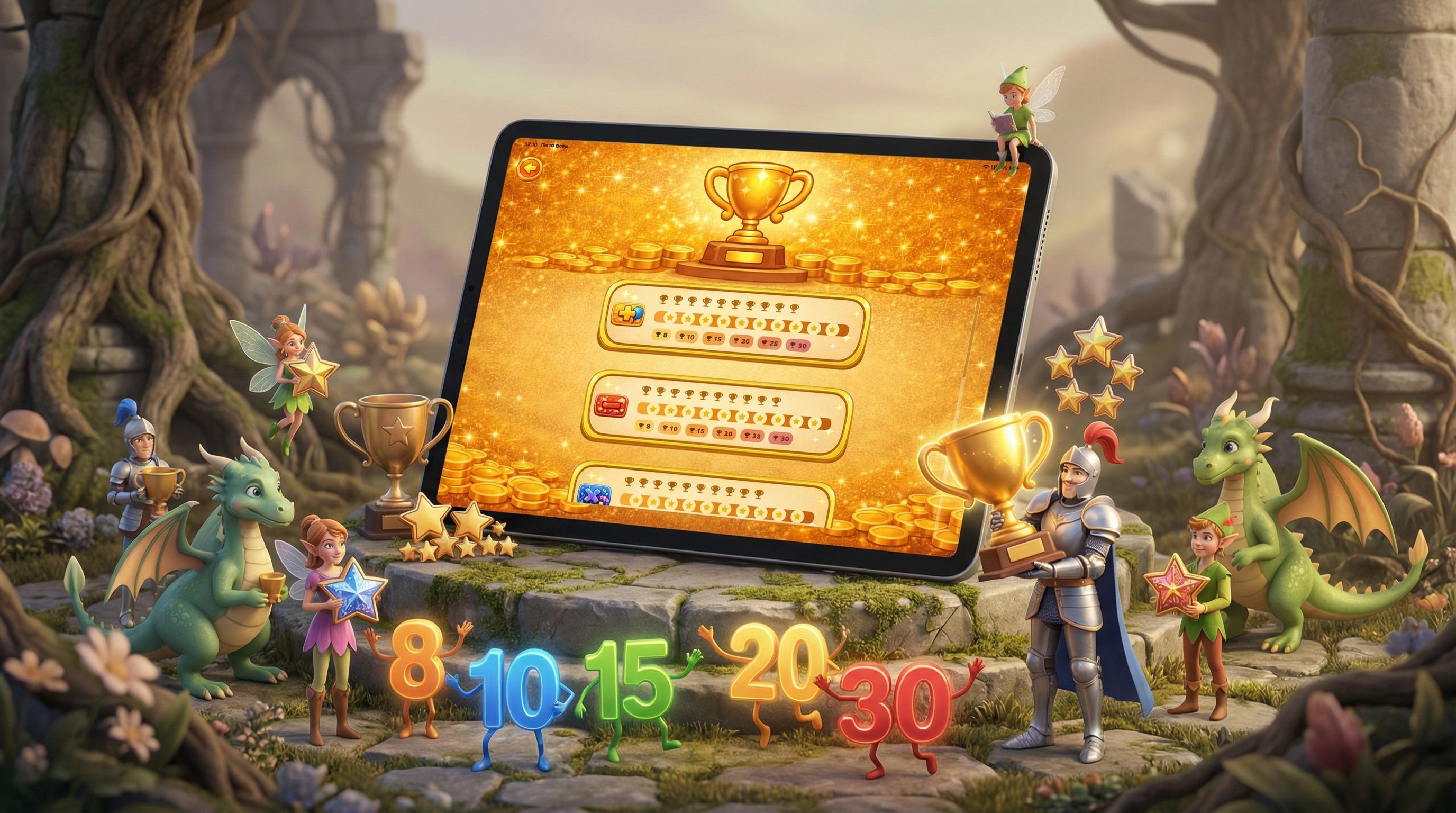 ThinkyKids trophies and achievements page